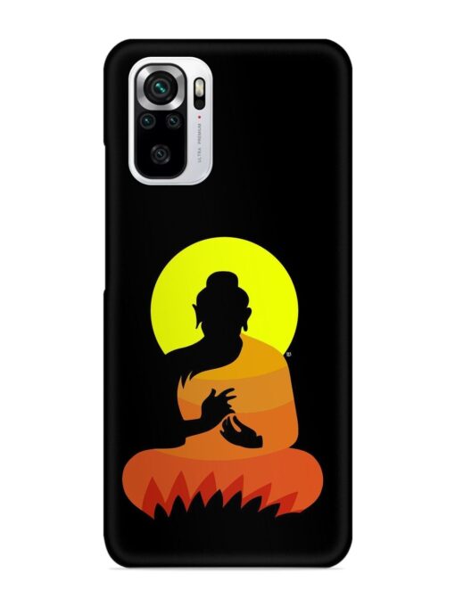 Buddha Art Black Snap Case for Xiaomi Redmi Note 10S Zapvi