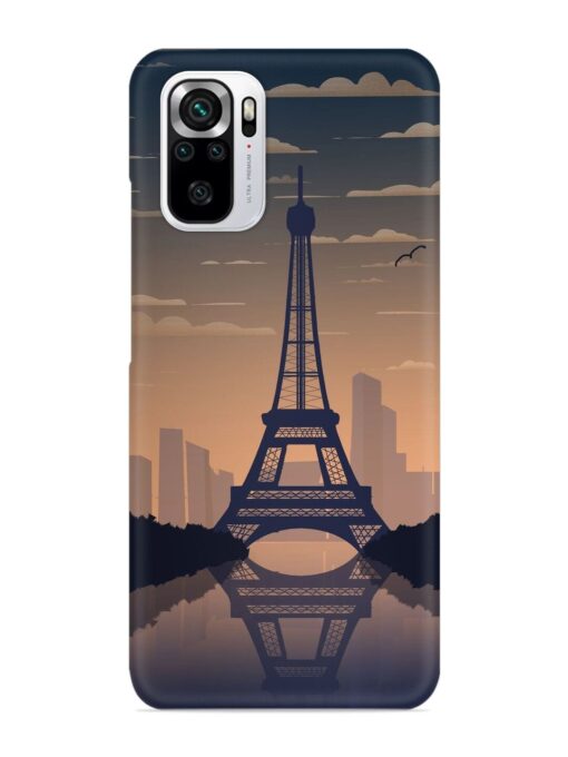 France Paris Eiffel Tower Gradient Snap Case for Xiaomi Redmi Note 10S Zapvi