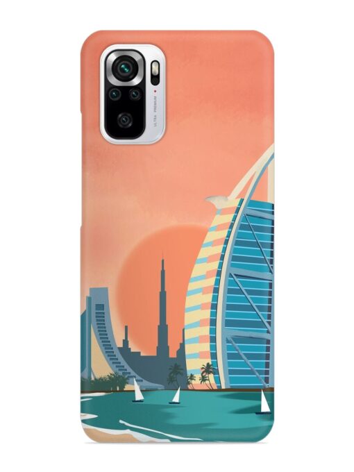 Dubai Architectural Scenery Snap Case for Xiaomi Redmi Note 10S Zapvi