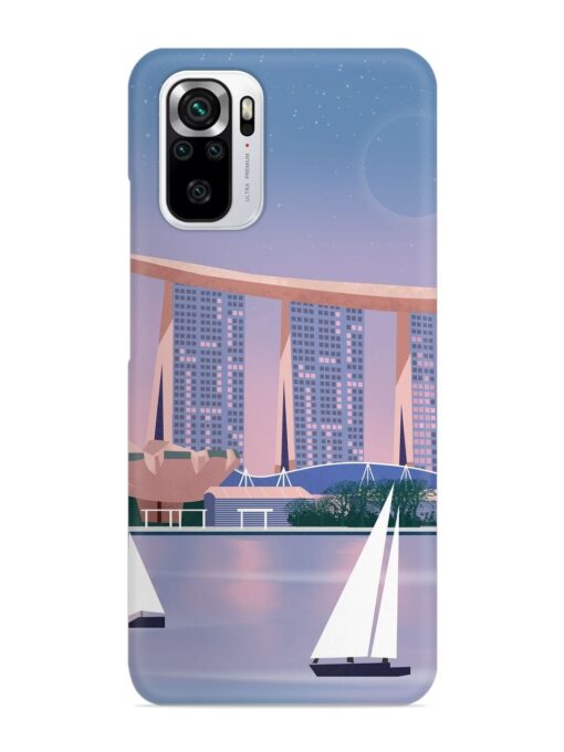 Singapore Scenery Architecture Snap Case for Xiaomi Redmi Note 10S Zapvi
