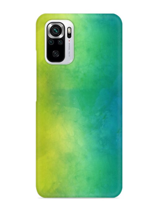 Yellow Green Gradient Snap Case for Xiaomi Redmi Note 10S Zapvi