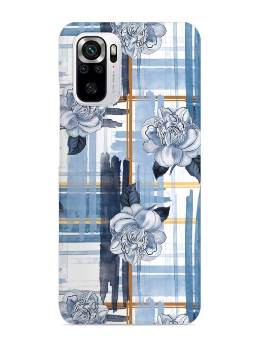 Watercolor Pattern Rose Snap Case for Xiaomi Redmi Note 10S Zapvi