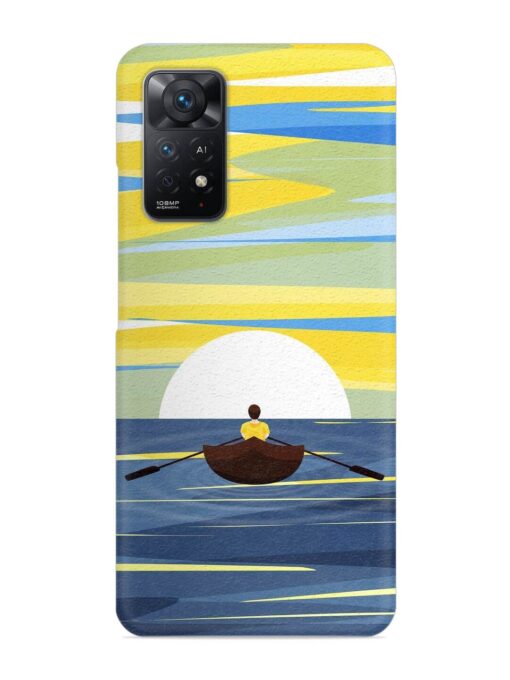 Rowing Person Ferry Paddle Snap Case for Xiaomi Redmi Note 11 Pro (5G) Zapvi