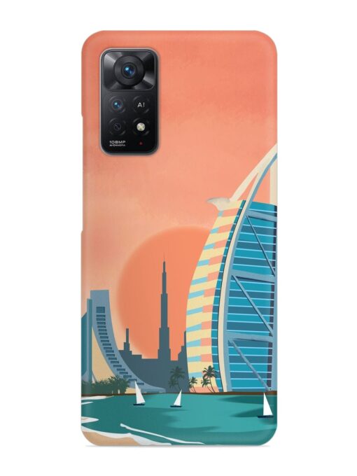 Dubai Architectural Scenery Snap Case for Xiaomi Redmi Note 11 Pro (5G) Zapvi
