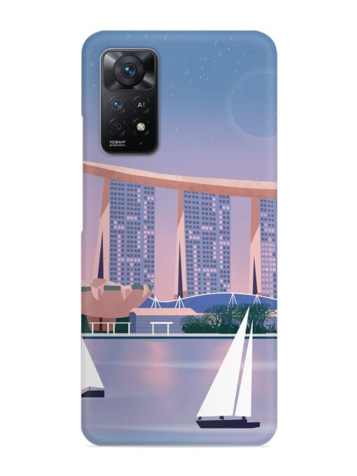 Singapore Scenery Architecture Snap Case for Xiaomi Redmi Note 11 Pro (5G) Zapvi