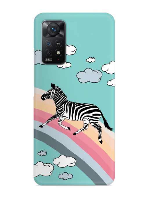 Running Zebra Snap Case for Xiaomi Redmi Note 11 Pro (5G) Zapvi