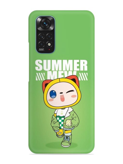 Summer Mew Snap Case for Xiaomi Redmi Note 11S Zapvi