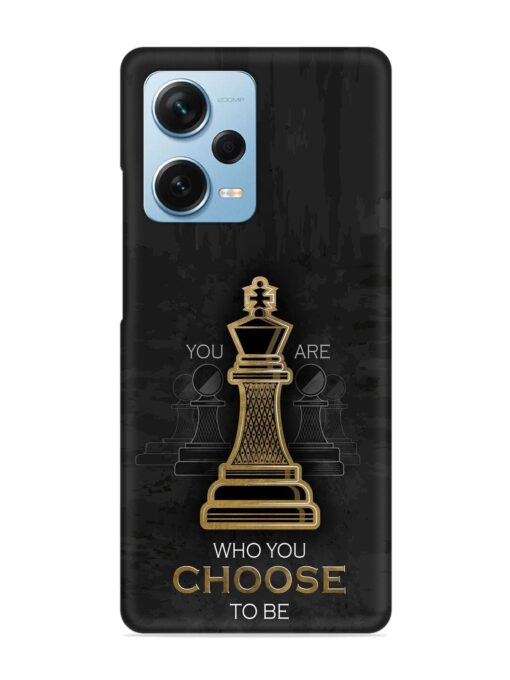 You Are Who Choose To Be Snap Case for Xiaomi Redmi Note 12 Pro Plus (5G) Zapvi