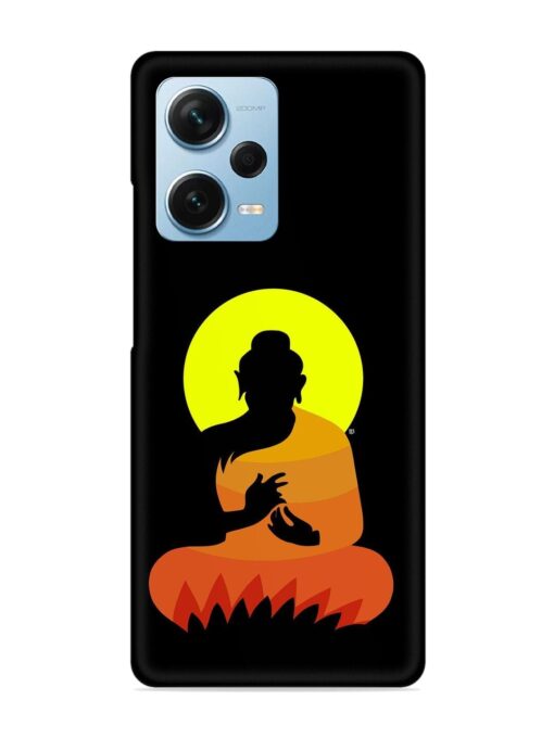Buddha Art Black Snap Case for Xiaomi Redmi Note 12 Pro Plus (5G) Zapvi