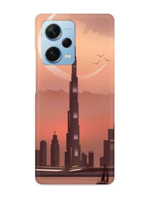 Landmark Burj Khalifa Snap Case for Xiaomi Redmi Note 12 Pro Plus (5G) Zapvi