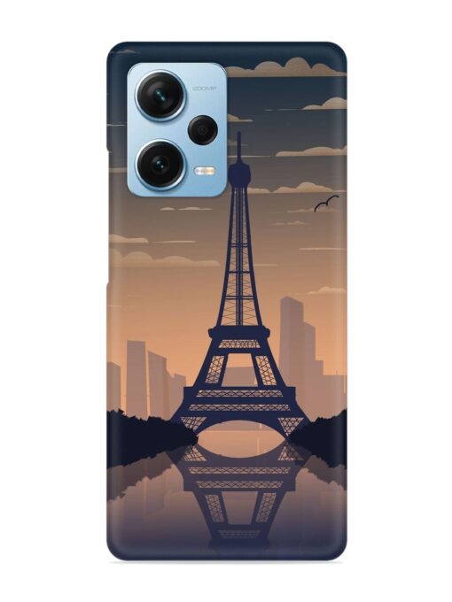 France Paris Eiffel Tower Gradient Snap Case for Xiaomi Redmi Note 12 Pro Plus (5G) Zapvi