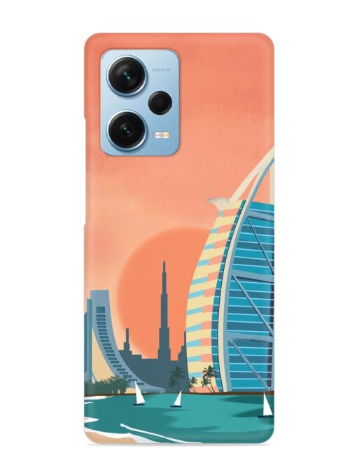 Dubai Architectural Scenery Snap Case for Xiaomi Redmi Note 12 Pro Plus (5G) Zapvi