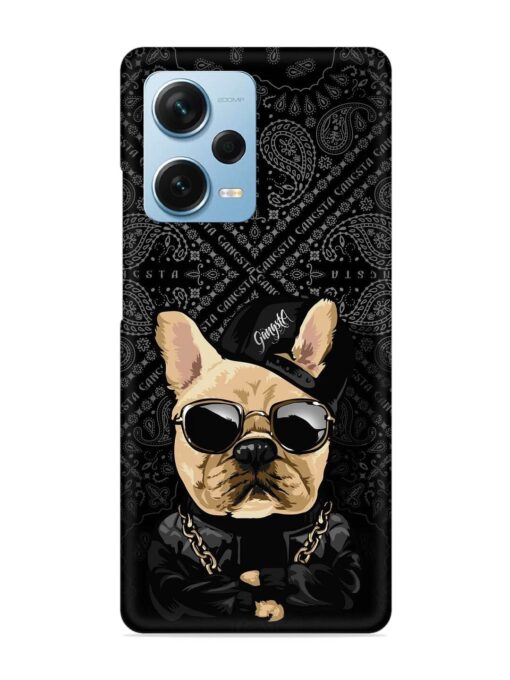 Gangsta Cool Sunglasses Dog Snap Case for Xiaomi Redmi Note 12 Pro Plus (5G) Zapvi