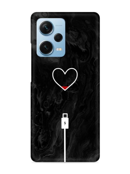 Heart Charging Vector Snap Case for Xiaomi Redmi Note 12 Pro Plus (5G) Zapvi