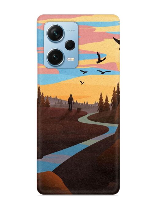 Natural Landscape Art Snap Case for Xiaomi Redmi Note 12 Pro Plus (5G) Zapvi