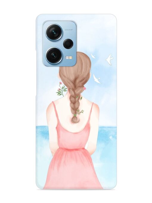 Watercolor Girl Vector Snap Case for Xiaomi Redmi Note 12 Pro Plus (5G) Zapvi