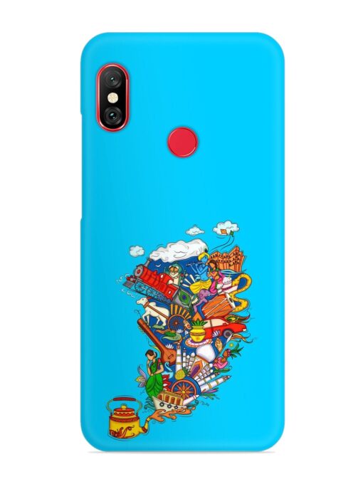 Vector Design Indian Snap Case for Xiaomi Redmi Note 5 Pro Zapvi