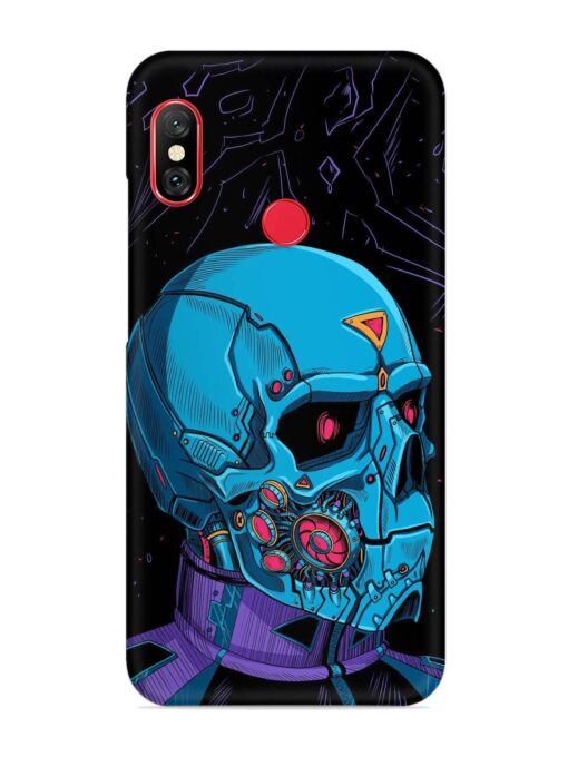 Skull Robo Vector Snap Case for Xiaomi Redmi Note 5 Pro Zapvi