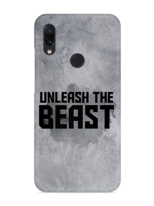 Unleash The Beast Snap Case for Xiaomi Redmi Note 7 Zapvi