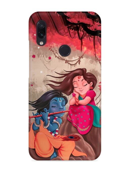 Radhe Krishna Water Art Snap Case for Xiaomi Redmi Note 7 Zapvi