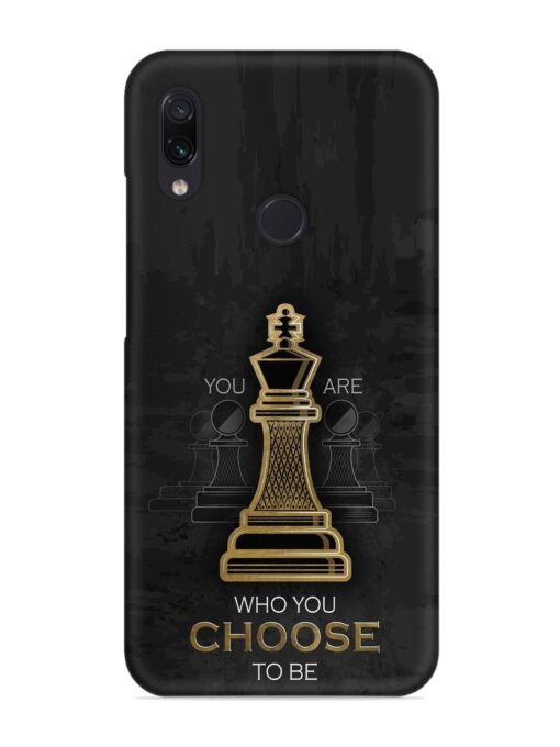 You Are Who Choose To Be Snap Case for Xiaomi Redmi Note 7 Zapvi