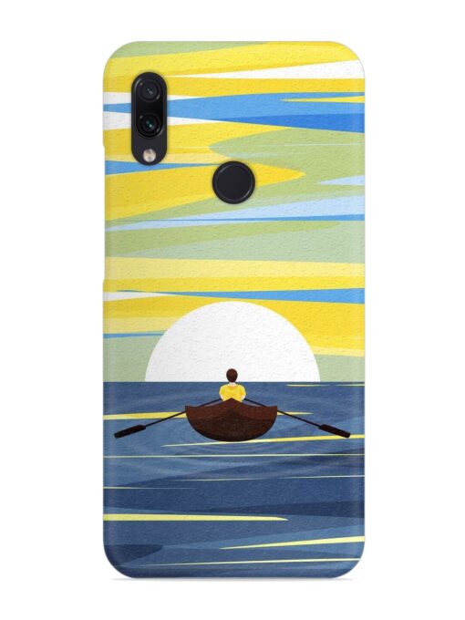 Rowing Person Ferry Paddle Snap Case for Xiaomi Redmi Note 7 Zapvi