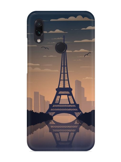 France Paris Eiffel Tower Gradient Snap Case for Xiaomi Redmi Note 7 Zapvi