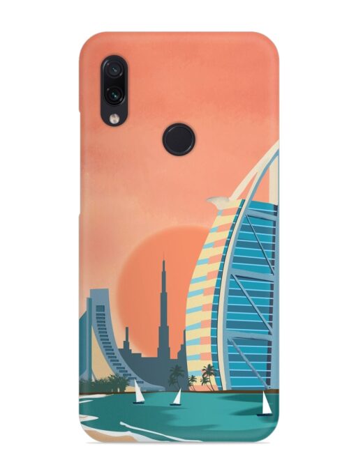 Dubai Architectural Scenery Snap Case for Xiaomi Redmi Note 7 Zapvi