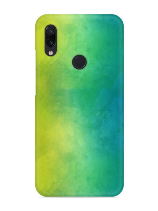 Yellow Green Gradient Snap Case for Xiaomi Redmi Note 7 Pro Zapvi