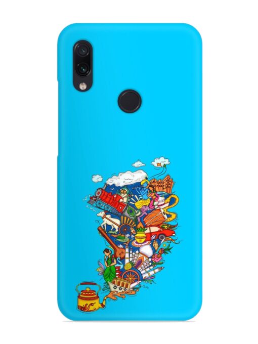 Vector Design Indian Snap Case for Xiaomi Redmi Note 7 Pro Zapvi