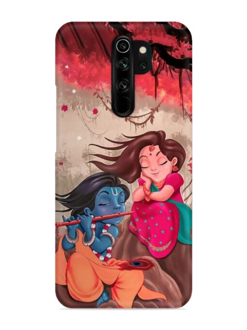 Radhe Krishna Water Art Snap Case for Xiaomi Redmi Note 8 Pro Zapvi