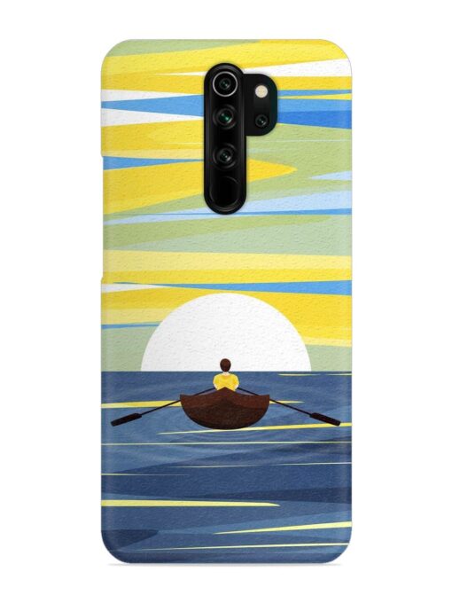 Rowing Person Ferry Paddle Snap Case for Xiaomi Redmi Note 8 Pro Zapvi