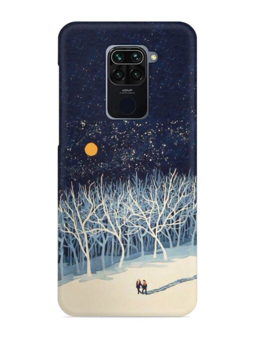 Full Moon Snowshoe Tour Snap Case for Xiaomi Redmi Note 9 Zapvi
