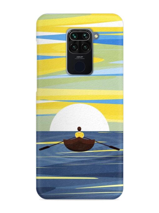 Rowing Person Ferry Paddle Snap Case for Xiaomi Redmi Note 9 Zapvi