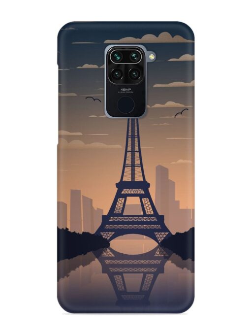 France Paris Eiffel Tower Gradient Snap Case for Xiaomi Redmi Note 9 Zapvi