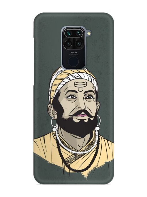 Shivaji Maharaj Vector Art Snap Case for Xiaomi Redmi Note 9 Zapvi