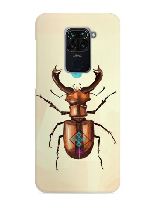 Stag Beetle Vector Snap Case for Xiaomi Redmi Note 9 Zapvi