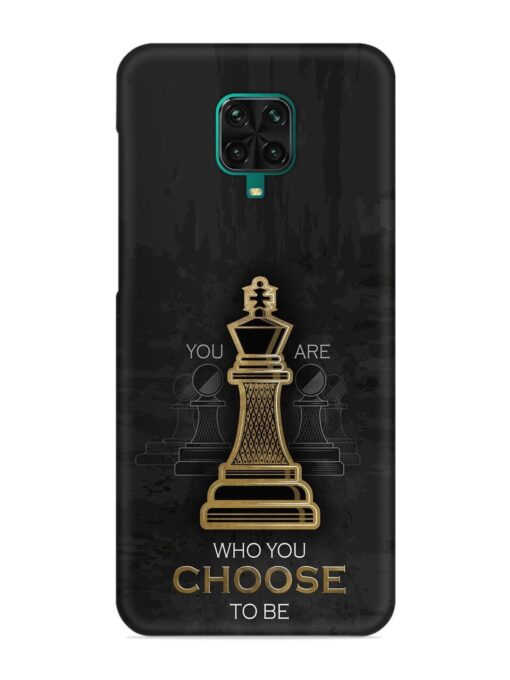 You Are Who Choose To Be Snap Case for Xiaomi Redmi Note 9 Pro Max Zapvi