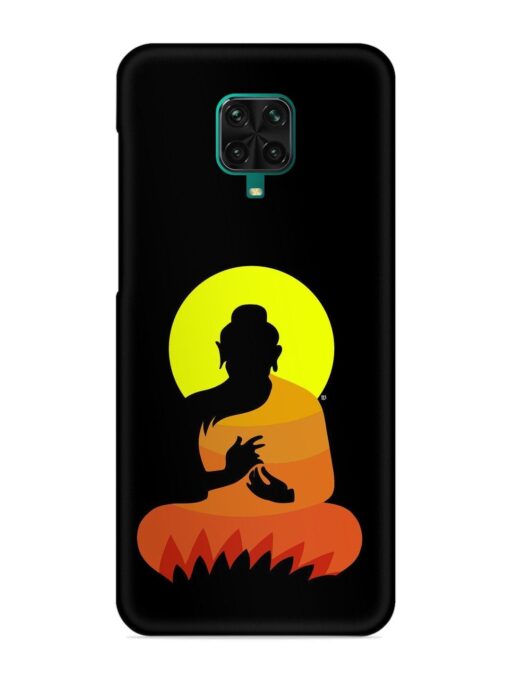Buddha Art Black Snap Case for Xiaomi Redmi Note 9 Pro Max Zapvi