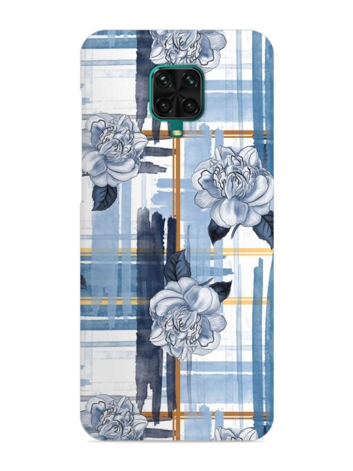 Watercolor Pattern Rose Snap Case for Xiaomi Redmi Note 9 Pro Max Zapvi
