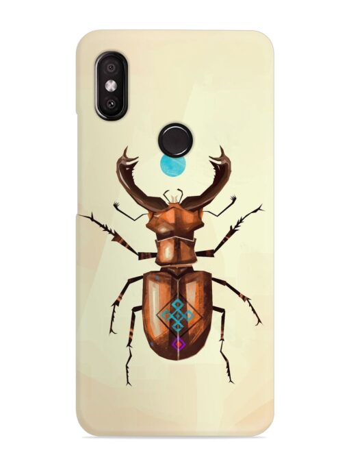 Stag Beetle Vector Snap Case for Xiaomi Redmi Y2 Zapvi