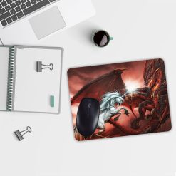 Alternative view of Dragon Vs Unicorn Mouse Pad