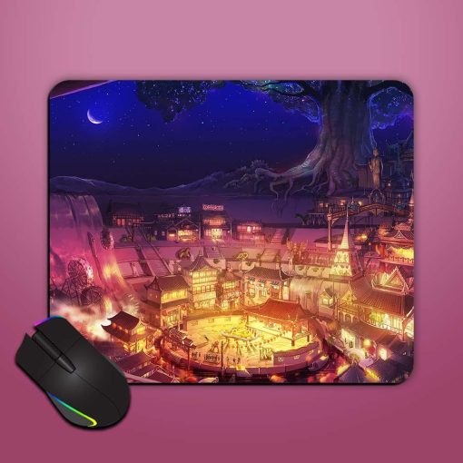 Anciant Festival Illustration Mouse Pad