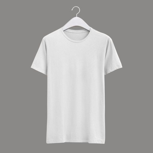 White Half Sleeve T-Shirt for Men Zapvi