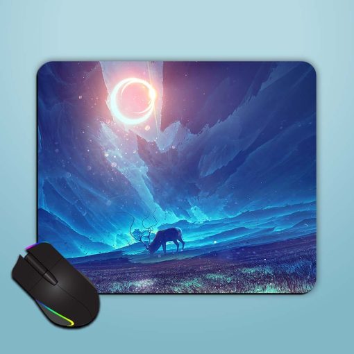 Dream World Illustration Mouse Pad Zapvi