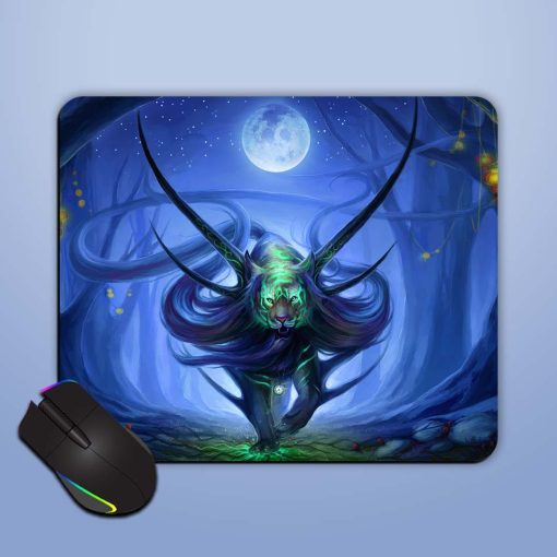 Tiger Soul Illustration Mouse Pad Zapvi