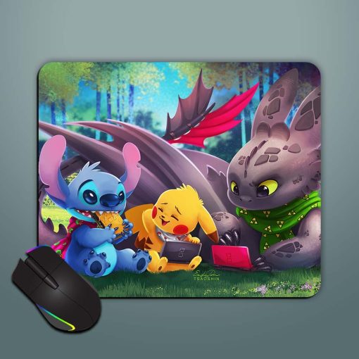 Cartoon Illustration Mouse Pad Zapvi