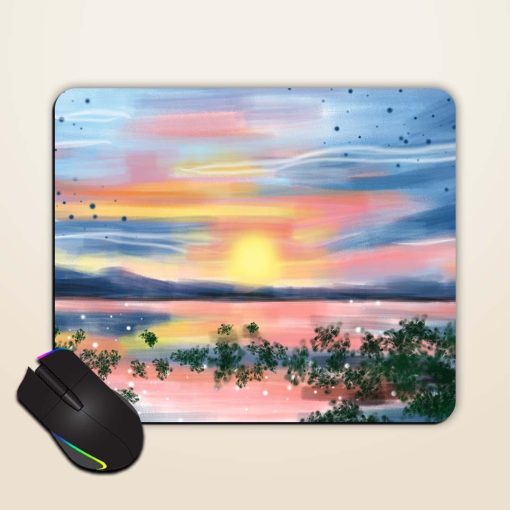 Sunset Mouse Pad Zapvi