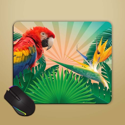 Parrot Mouse Pad Zapvi