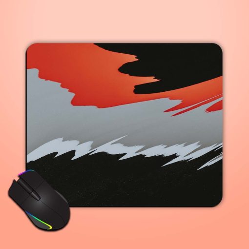 Black Orenge Combination Mouse Pad Zapvi